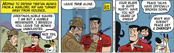 Rip Haywire - Monday July 27, 2009 Comic Strip