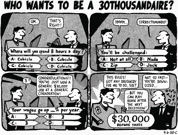 Ted Rall on Monday April 10, 2000 Comic Strip
