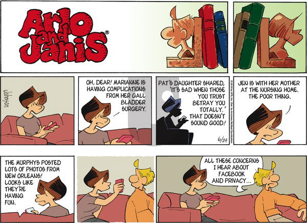 Arlo and Janis on Sunday June 24, 2018 Comic Strip