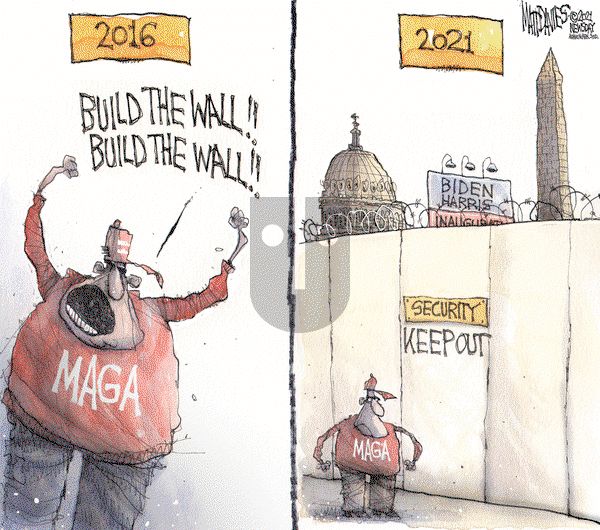 Matt Davies on Tuesday January 19, 2021 Comic Strip