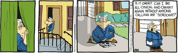 The Buckets on Monday December 26, 2011 Comic Strip