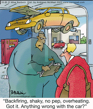 Cornered - Monday October 30, 2023 Comic Strip