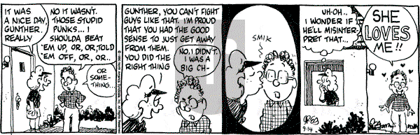 Luann on Friday September 14, 1990 Comic Strip
