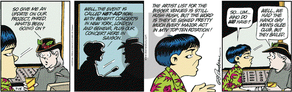 Doonesbury on Thursday July 15, 1999 Comic Strip