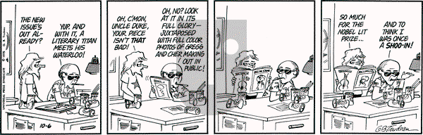 Doonesbury on Monday October 6, 1975 Comic Strip
