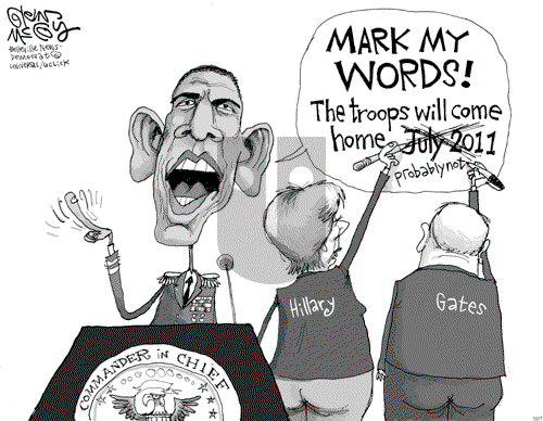 Glenn McCoy on Monday December 7, 2009 Comic Strip
