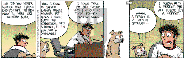 Get Fuzzy on Wednesday September 3, 2014 Comic Strip