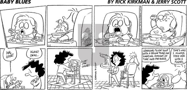 Baby Blues on Sunday December 3, 1995 Comic Strip