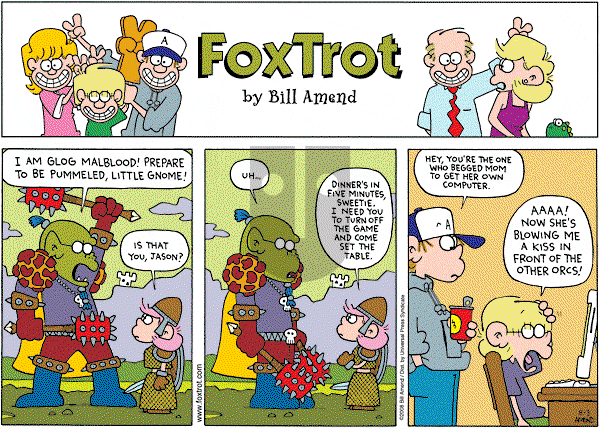 FoxTrot on Sunday August 3, 2008 Comic Strip