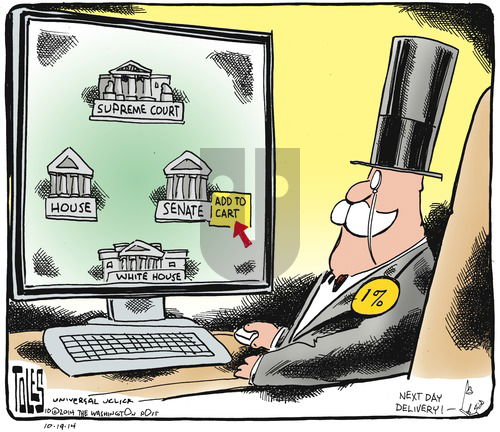 Tom Toles on Sunday October 19, 2014 Comic Strip