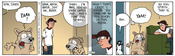 Get Fuzzy on Monday July 2, 2007 Comic Strip