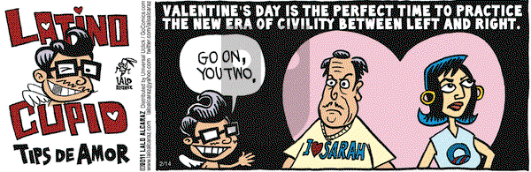 La Cucaracha on Monday February 14, 2011 Comic Strip