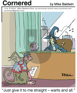 Cornered on Tuesday November 8, 2016 Comic Strip