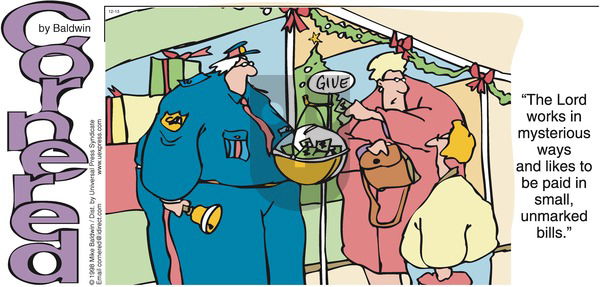 Cornered on Sunday December 13, 1998 Comic Strip