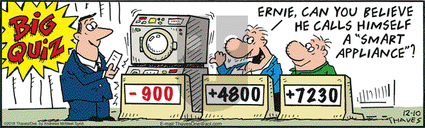 Frank and Ernest on Monday December 10, 2018 Comic Strip