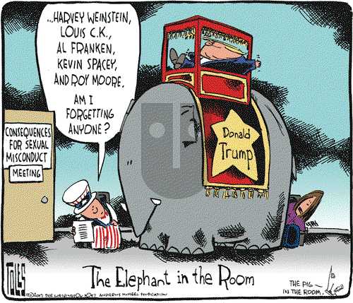 Tom Toles on Wednesday November 22, 2017 Comic Strip