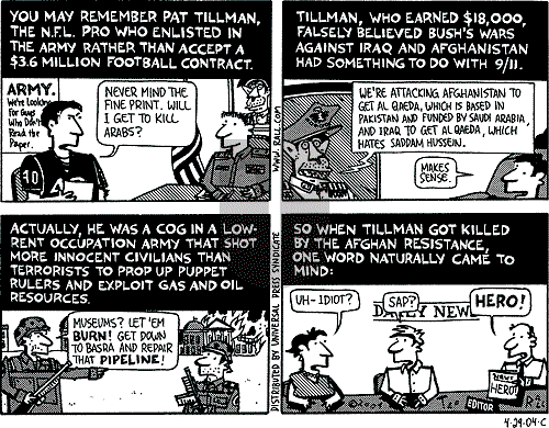 Ted Rall on Monday May 3, 2004 Comic Strip