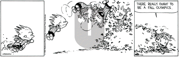 Calvin and Hobbes on Wednesday October 21, 1992 Comic Strip