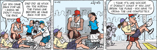 Cleats - Friday April 22, 2005 Comic Strip