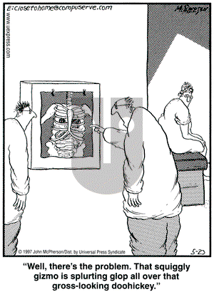 Close to Home on Friday May 23, 1997 Comic Strip
