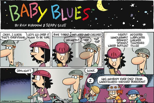 Baby Blues on Sunday July 31, 2016 Comic Strip