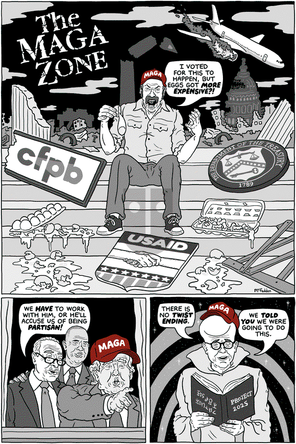 Brian McFadden on Monday February 17, 2025 Comic Strip