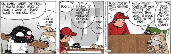 Get Fuzzy on Monday April 28, 2003 Comic Strip