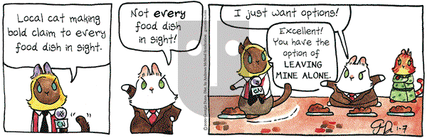 Breaking Cat News on Tuesday January 7, 2020 Comic Strip