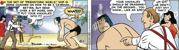 Alley Oop on Friday August 1, 2014 Comic Strip