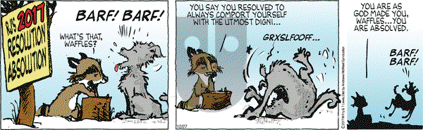 Over the Hedge on Wednesday December 27, 2017 Comic Strip