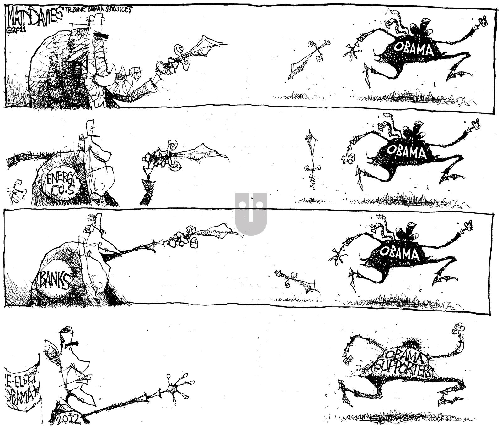 Matt Davies - Wednesday September 7, 2011 Comic Strip