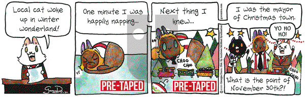 Breaking Cat News on Monday November 30, 2020 Comic Strip