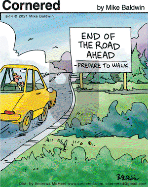 Cornered on Saturday August 14, 2021 Comic Strip