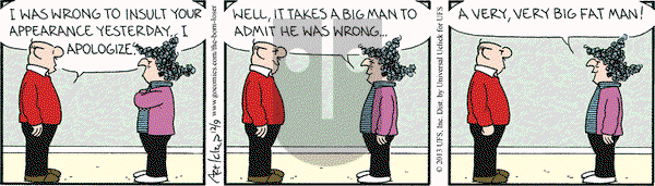 The Born Loser on Monday December 9, 2013 Comic Strip