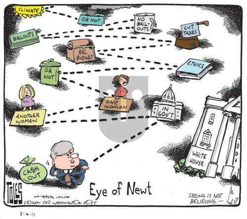 Tom Toles - Sunday March 6, 2011 Comic Strip