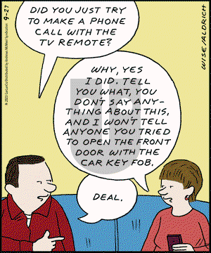 Real Life Adventures - Wednesday September 27, 2023 Comic Strip
