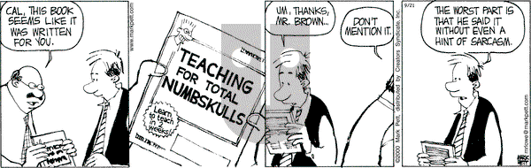 Mr. Lowe on Saturday September 21, 2024 Comic Strip