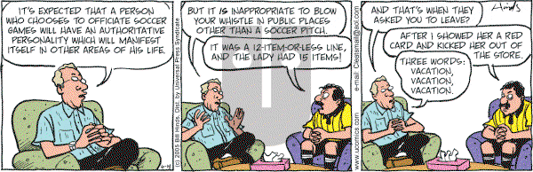 Cleats - Tuesday June 14, 2005 Comic Strip