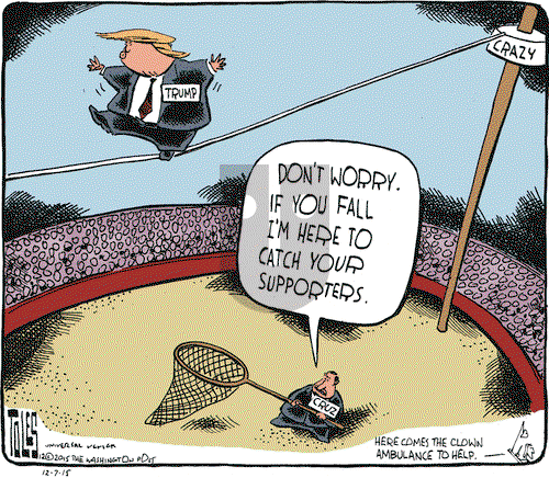 Tom Toles on Monday December 7, 2015 Comic Strip