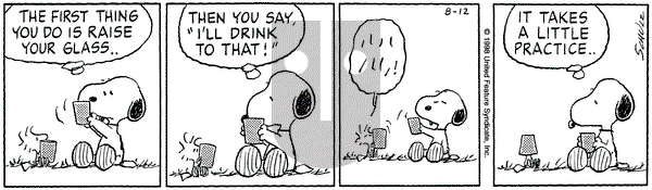 Peanuts on Wednesday May 5, 1999 Comic Strip