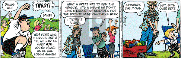 Cleats on Monday May 20, 2002 Comic Strip