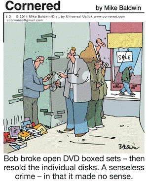 Cornered on Thursday January 2, 2014 Comic Strip