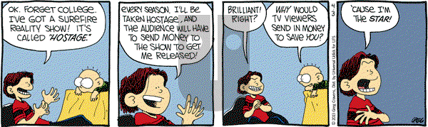 The Buckets on Wednesday April 3, 2013 Comic Strip