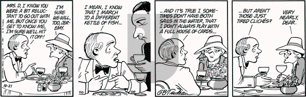 Doonesbury on Wednesday October 21, 1987 Comic Strip