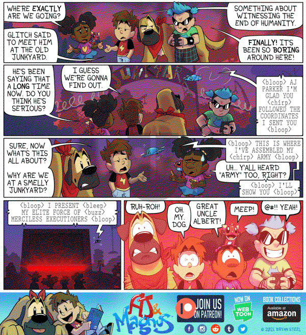 AJ and Magnus on Friday August 13, 2021 Comic Strip