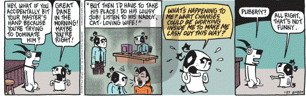 Pooch Cafe on Friday January 27, 2006 Comic Strip