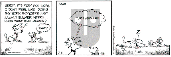 Grand Avenue on Thursday July 8, 2004 Comic Strip