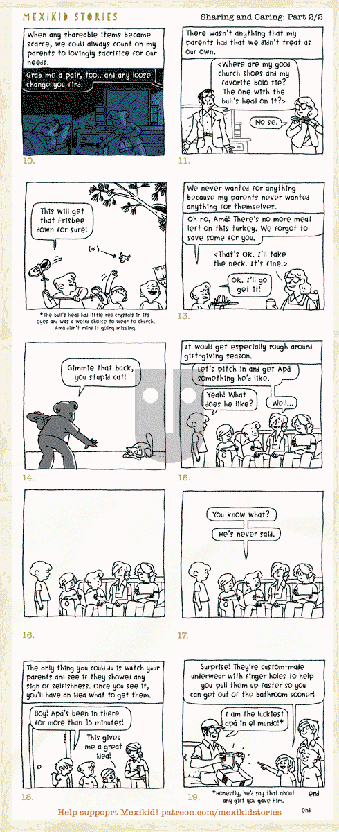 Mexikid Stories on Friday January 12, 2024 Comic Strip