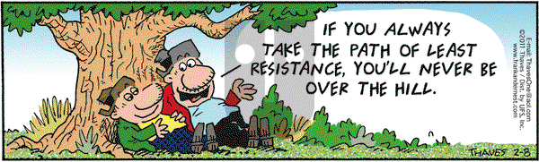 Frank and Ernest on Tuesday February 8, 2011 Comic Strip