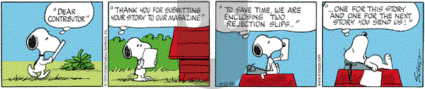 Peanuts on Tuesday April 11, 2000 Comic Strip